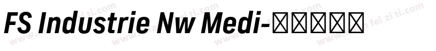 FS Industrie Nw Medi字体转换